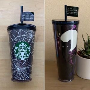 Starbucks Halloween Glow in the Dark Tumbler Set